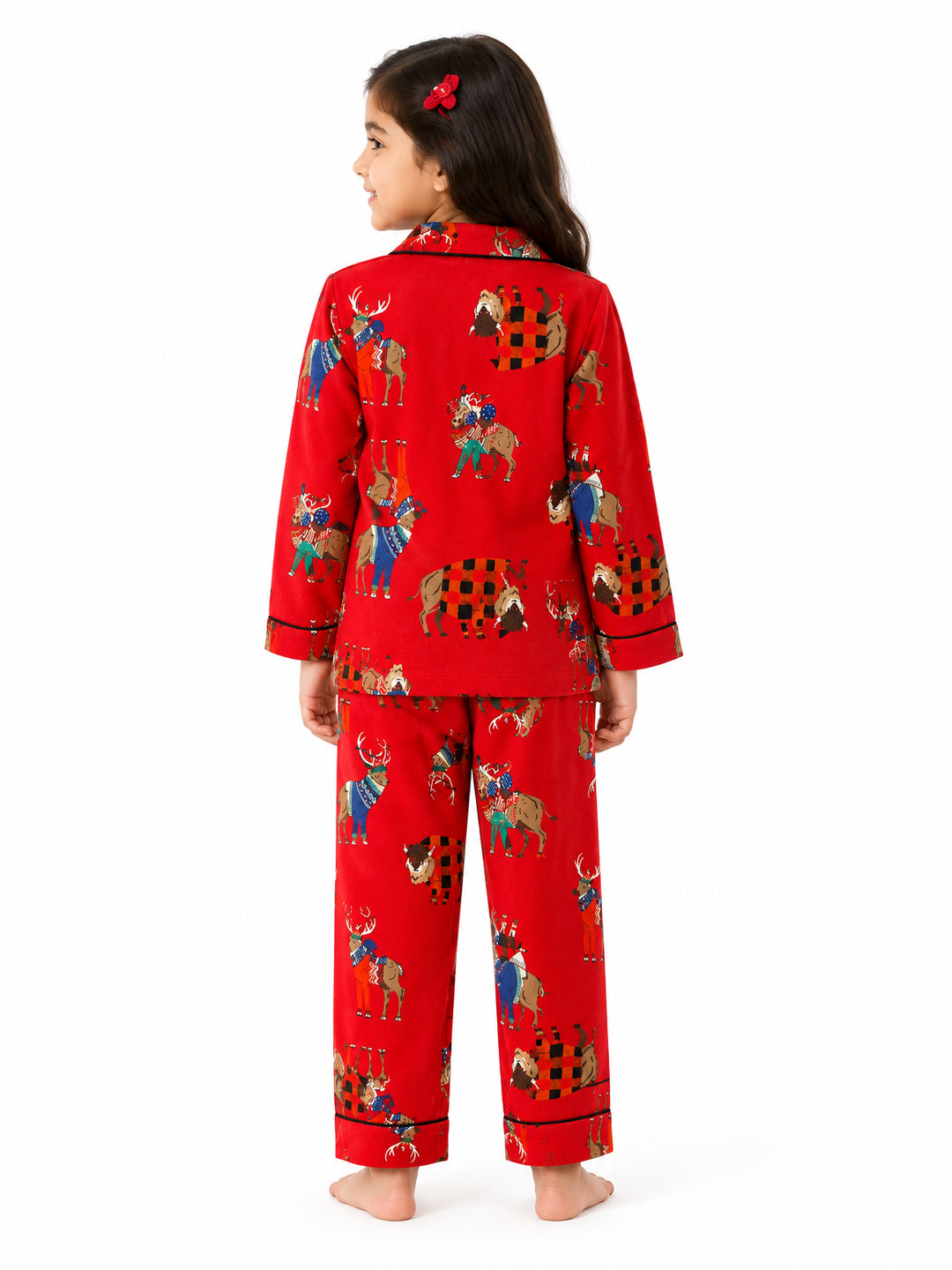 Red Flannel Night Suit