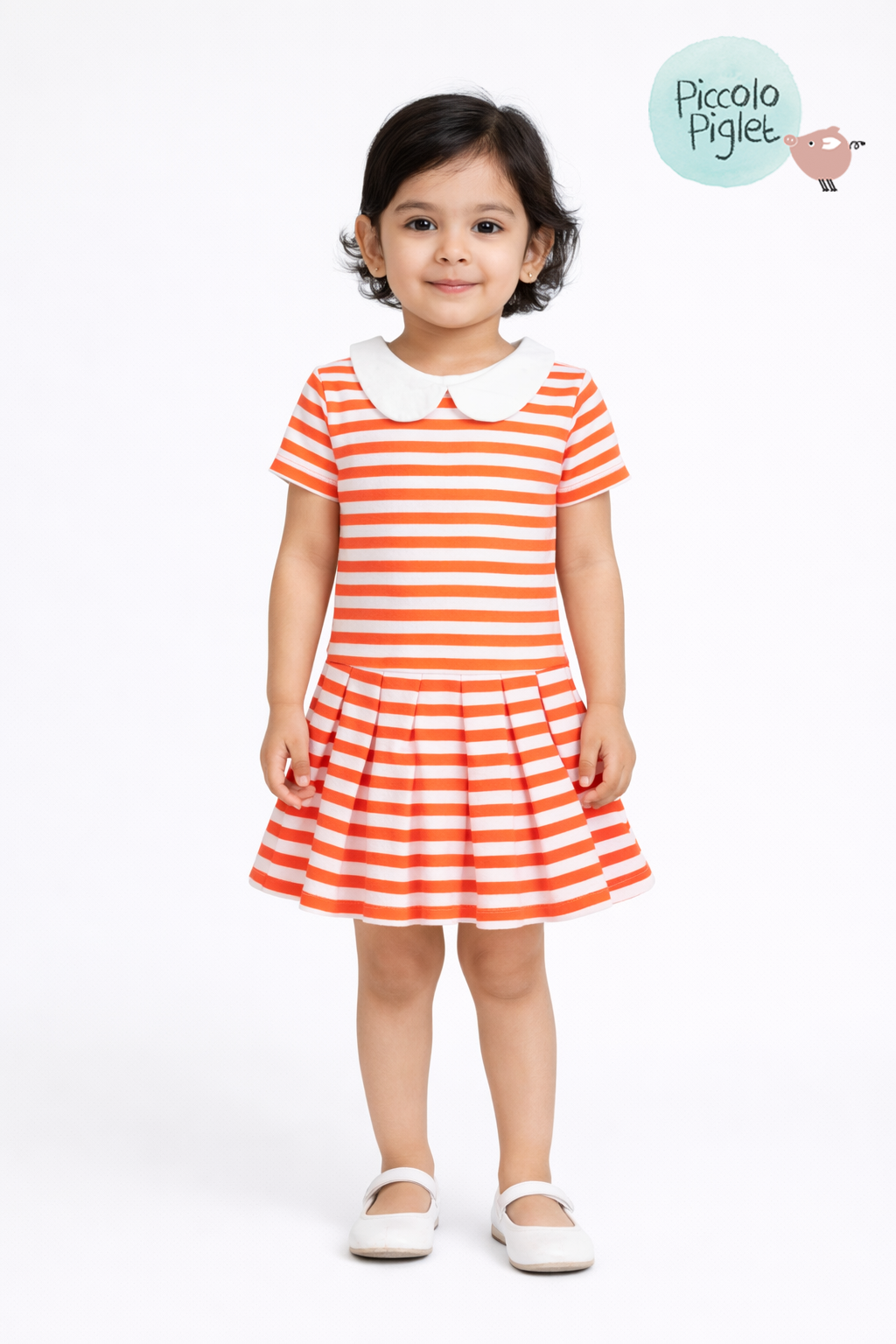 Orange Stripes Dress