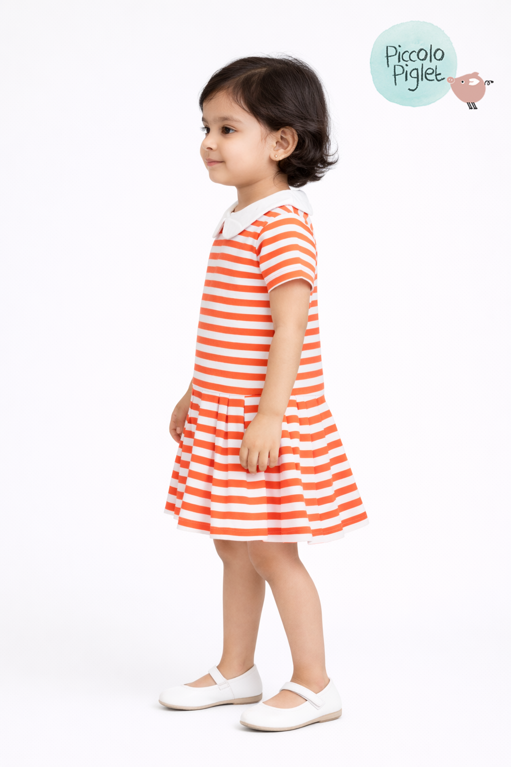 Orange Stripes Dress