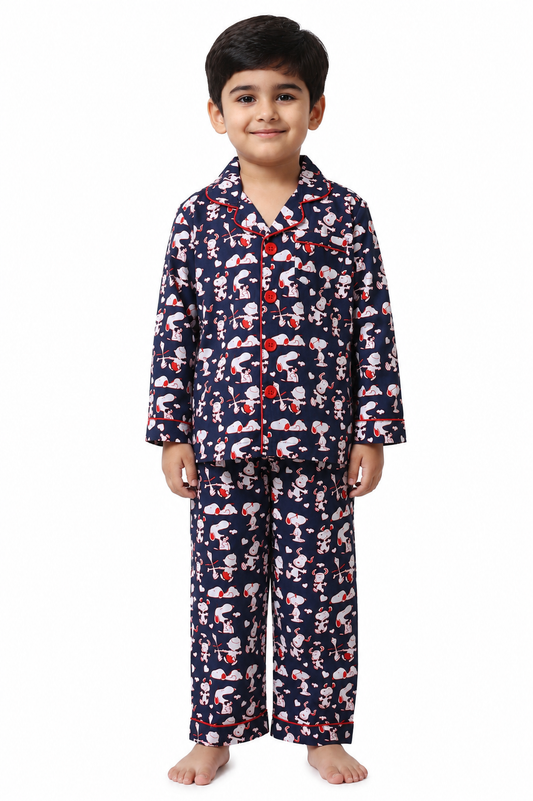 Blue Snoopy Night Suit