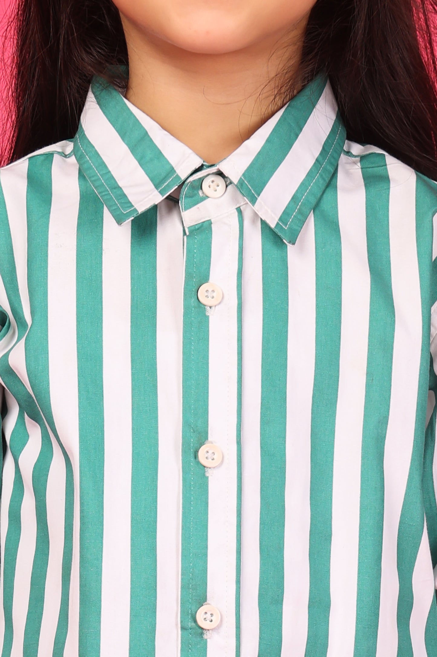 Green Stripe Set (Girls)