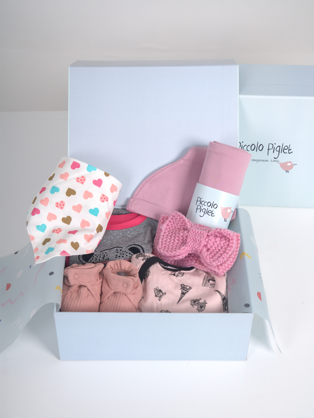 Gift Box (Hamper)-Pink Small (Girl) 0 to 6 Months