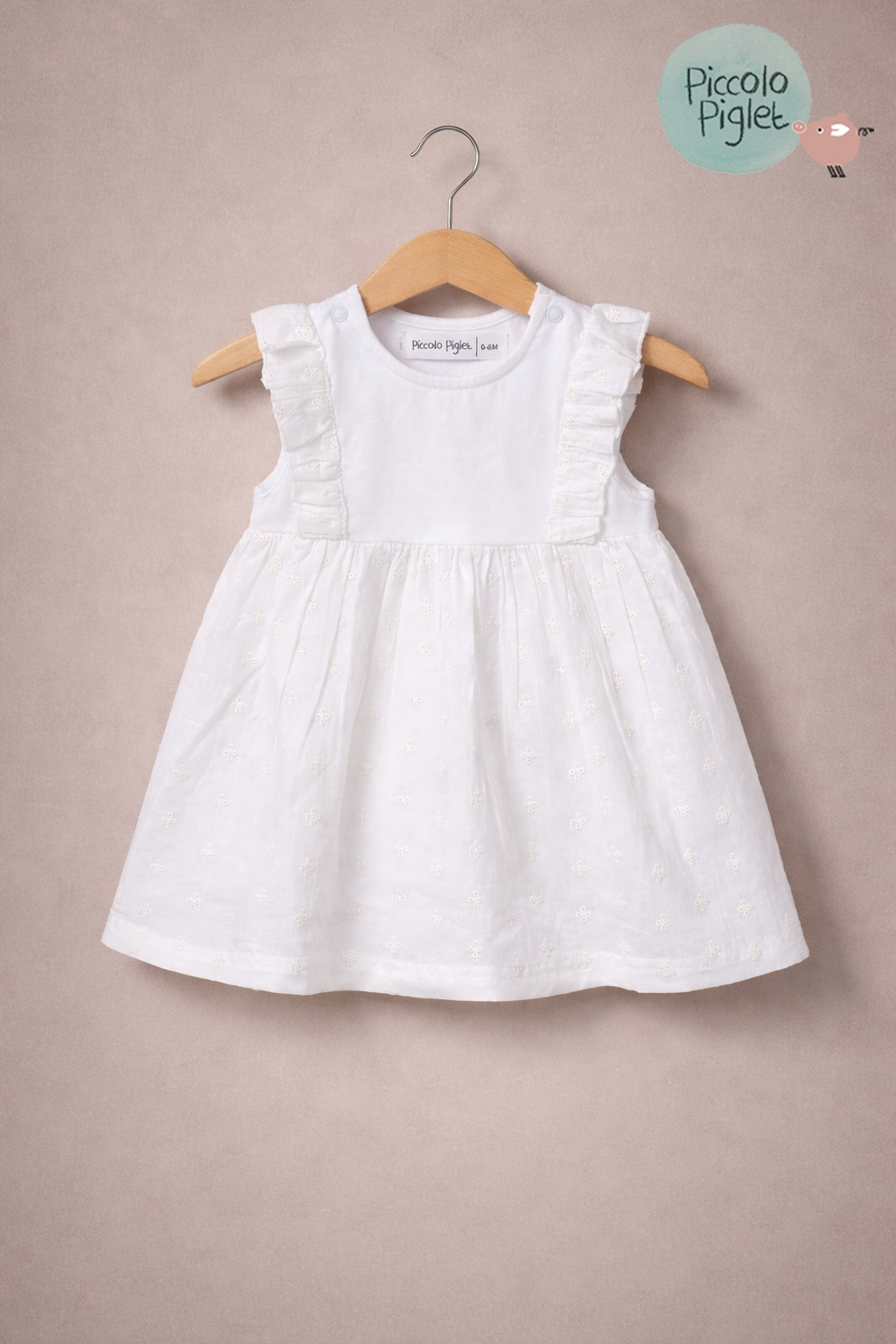 Schiffli Bodysuit Dress
