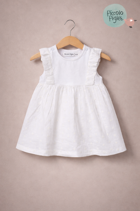 Schiffli Bodysuit Dress