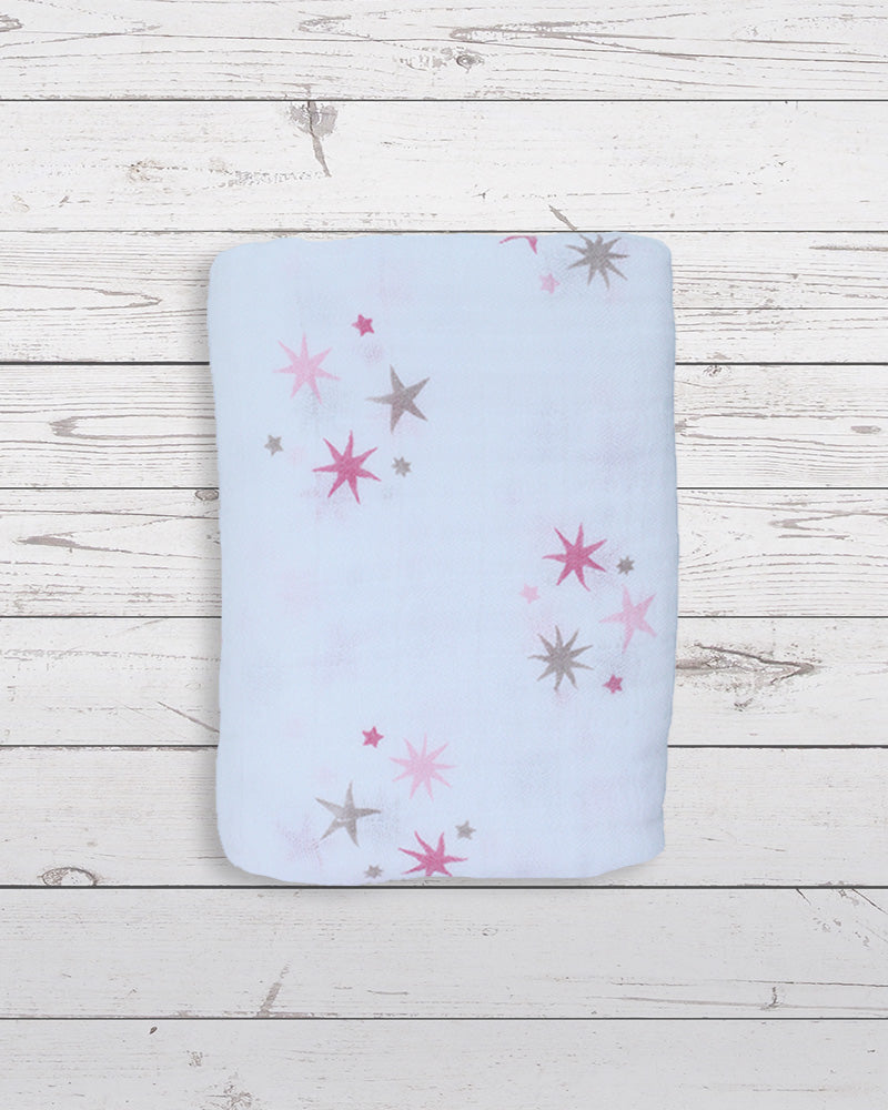 Swaddle Blanket (The Pink Star)