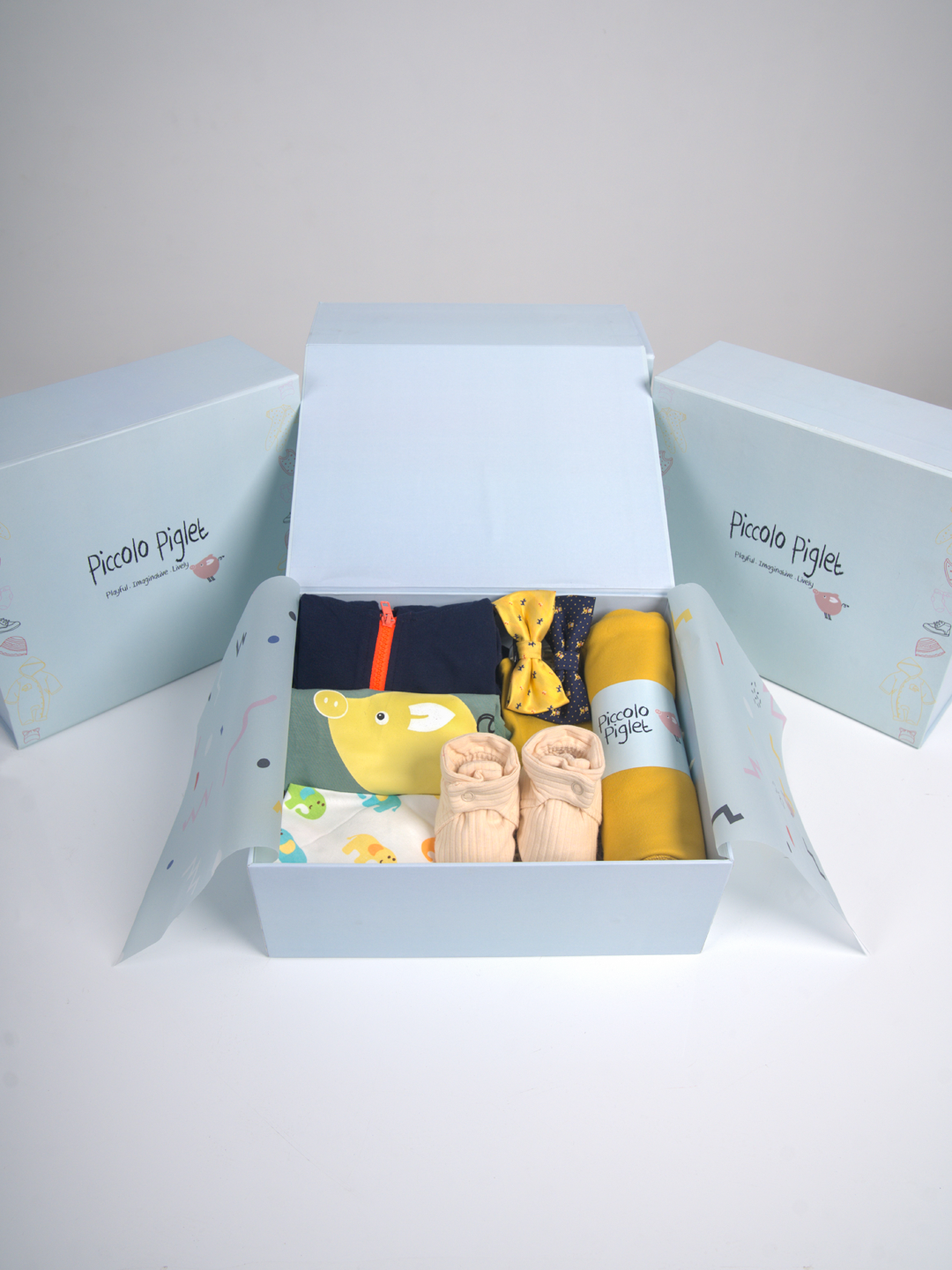Gift Box (Hamper) - Yellow Small 0 to 6 Months (Unisex)