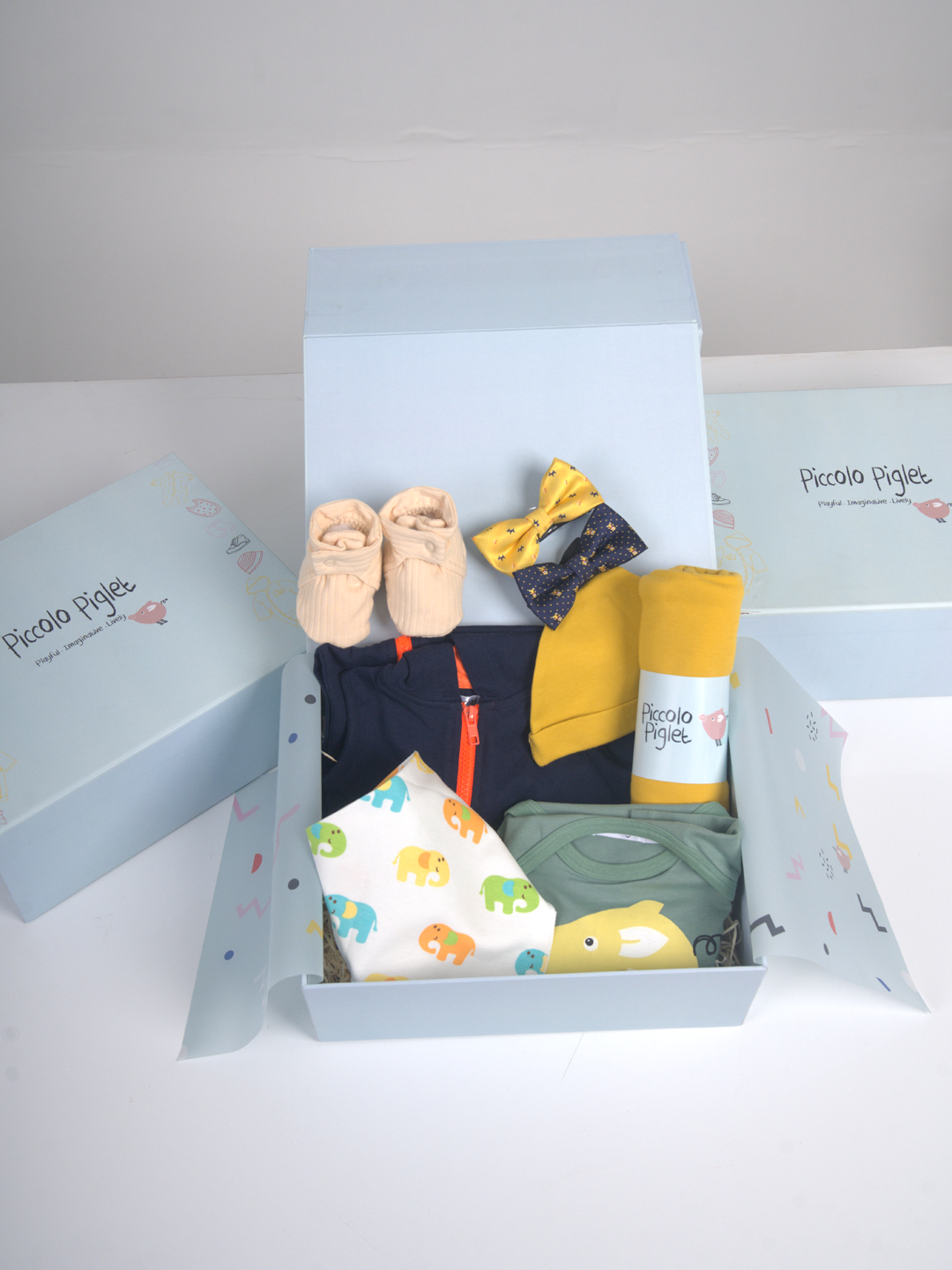 Gift Box (Hamper) - Yellow Small 0 to 6 Months (Unisex)