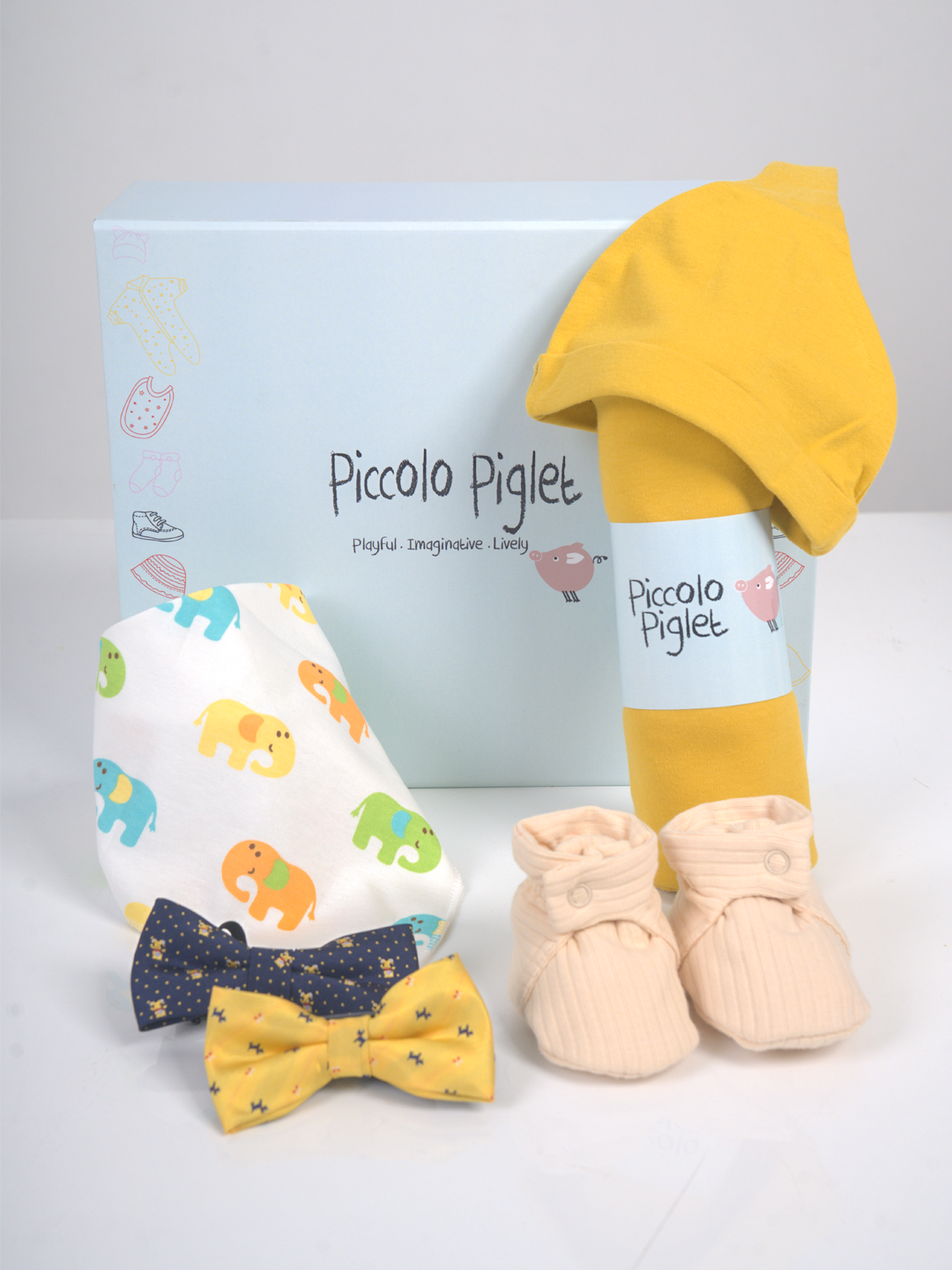 Gift Box (Hamper) - Yellow Small 0 to 6 Months (Unisex)