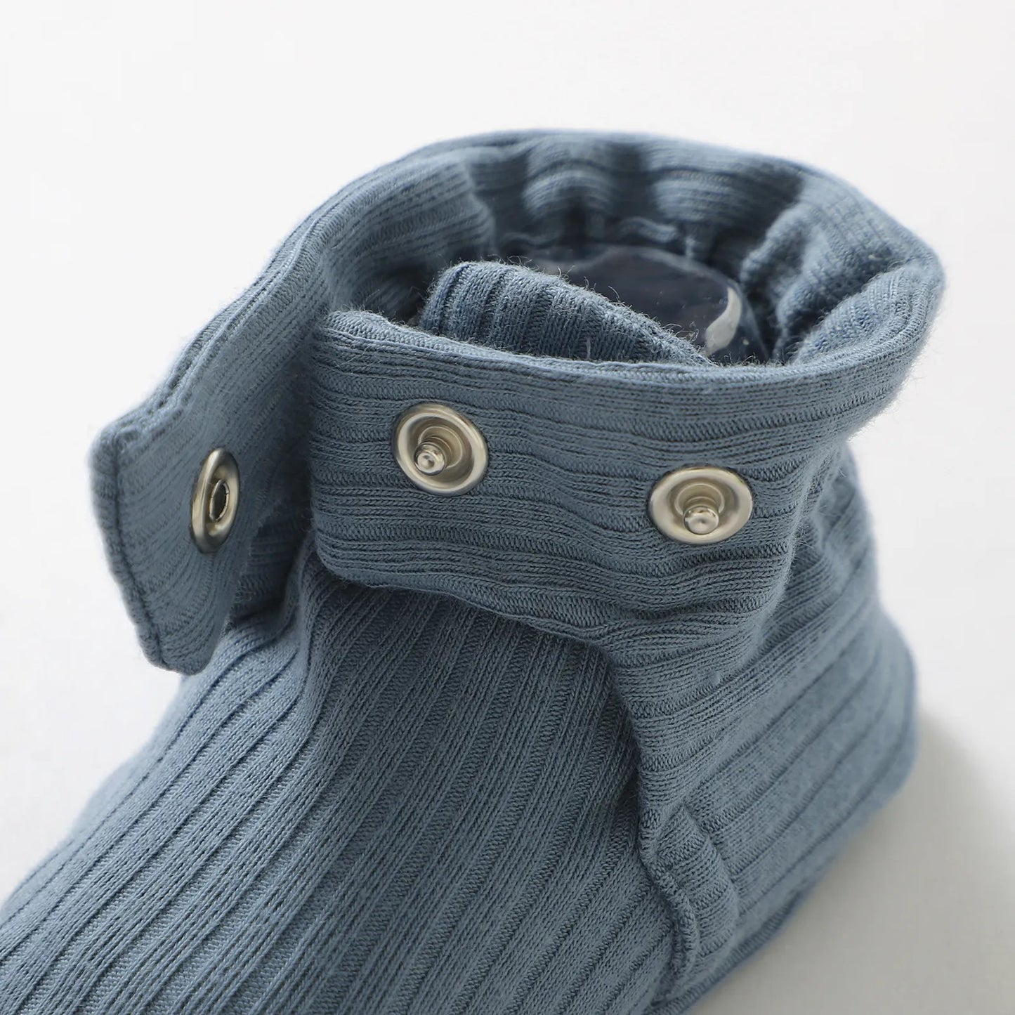 Newborn Baby Knitted Socks Booties (Dark Blue)