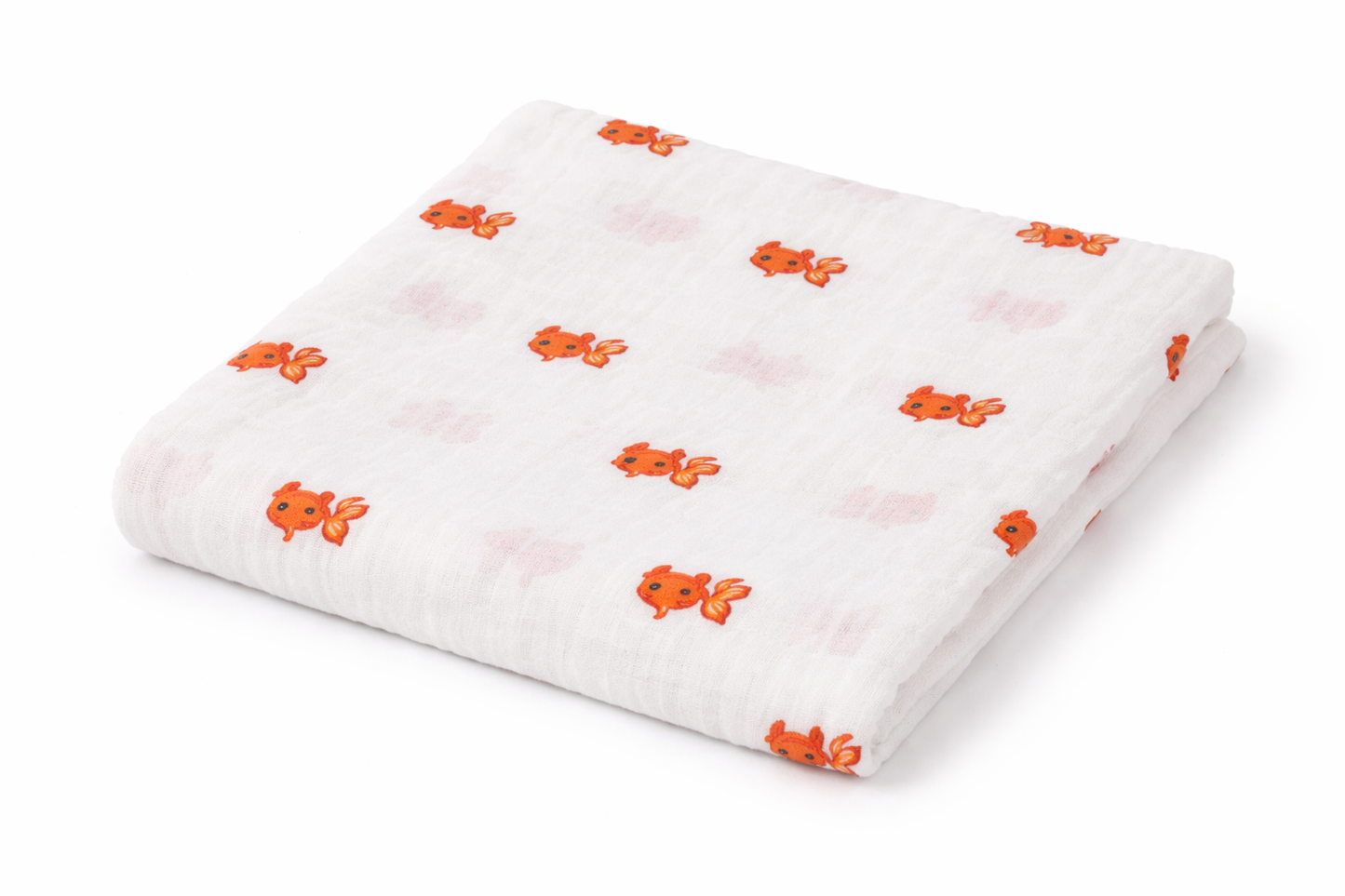 Little Goldfish Muslin Swaddle