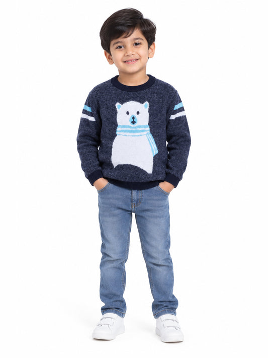 Polar Bear Blue Sweater