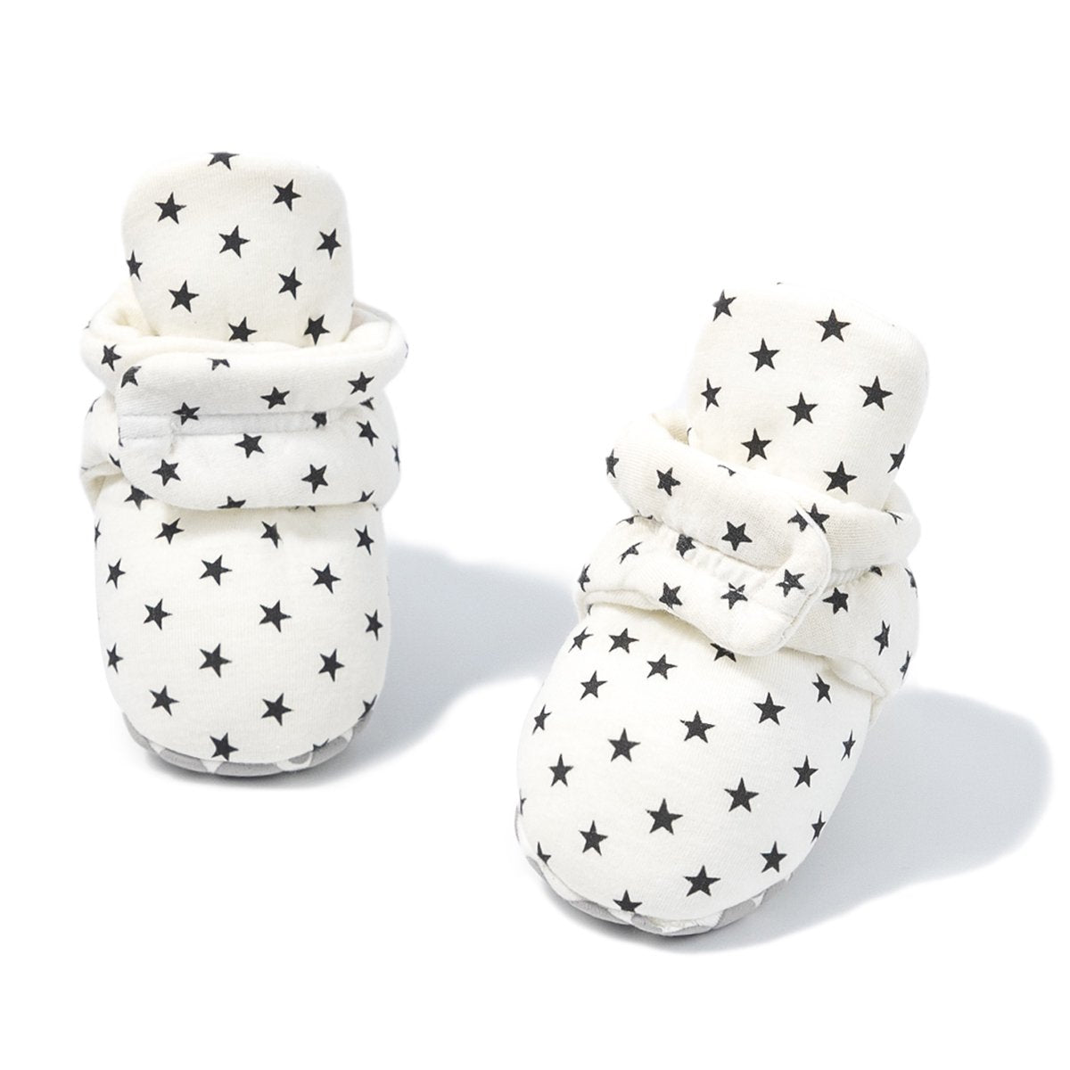 Twinkle Toes Non-Slip Baby Warm Booties (White)