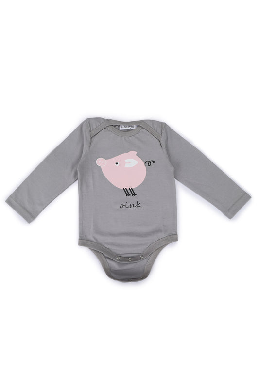 Full Sleeve Body Suit Grey