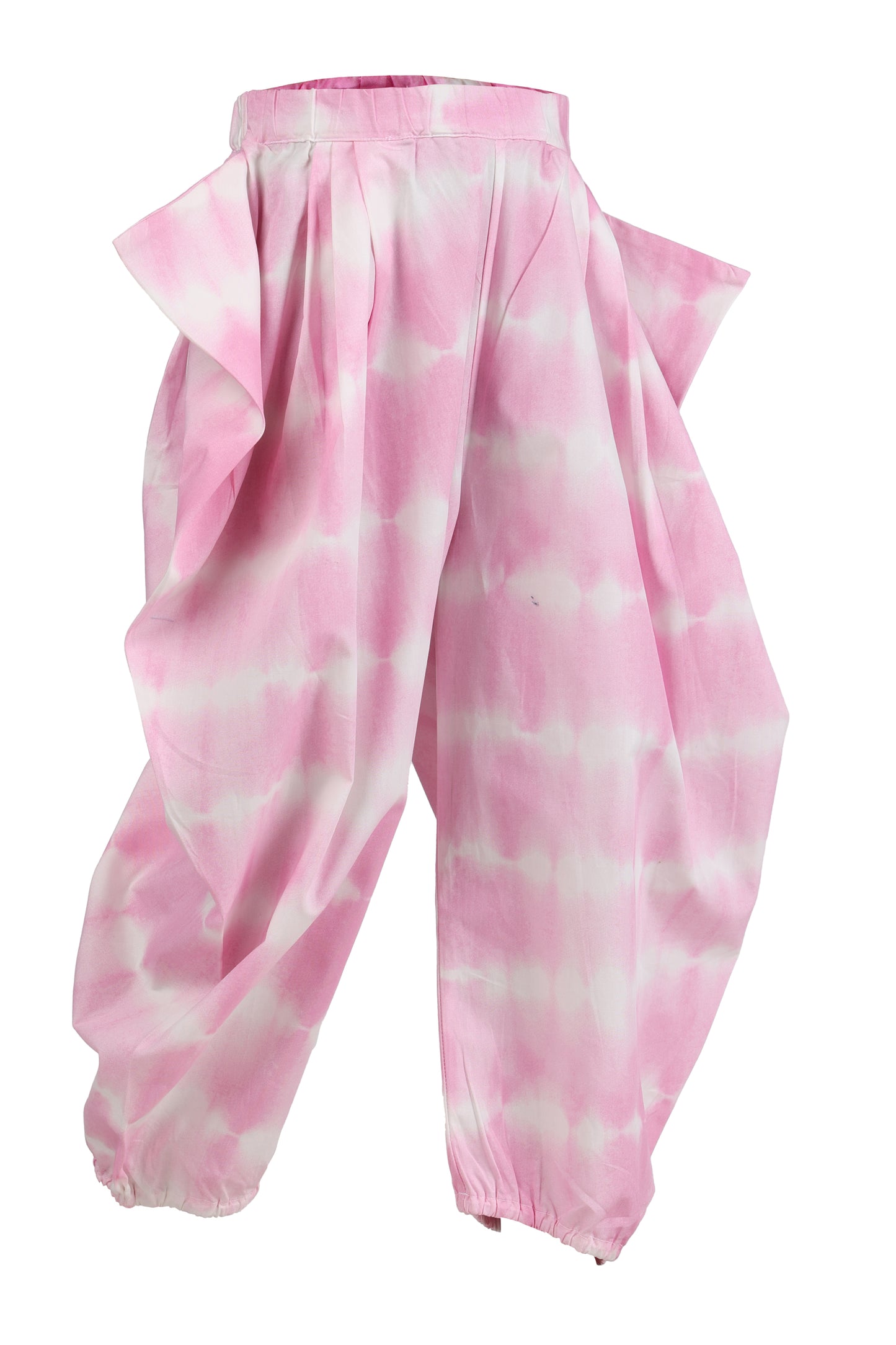 Piccolo Pink Tie & Dye dhoti set