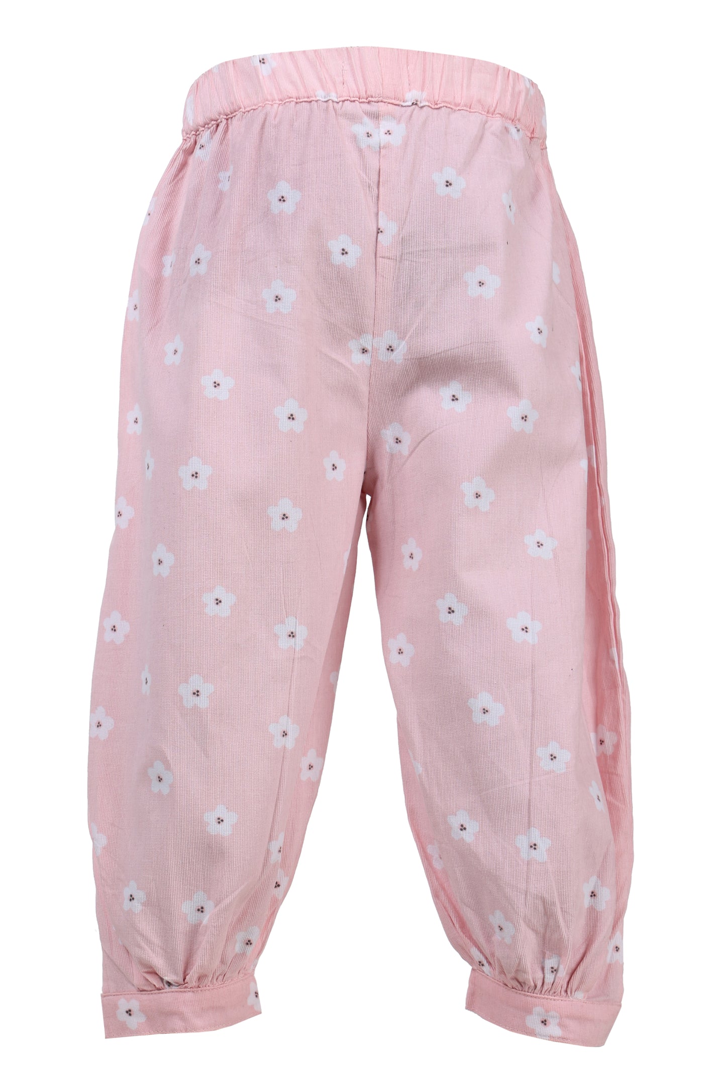 Balloon Pants Flower Corduroy