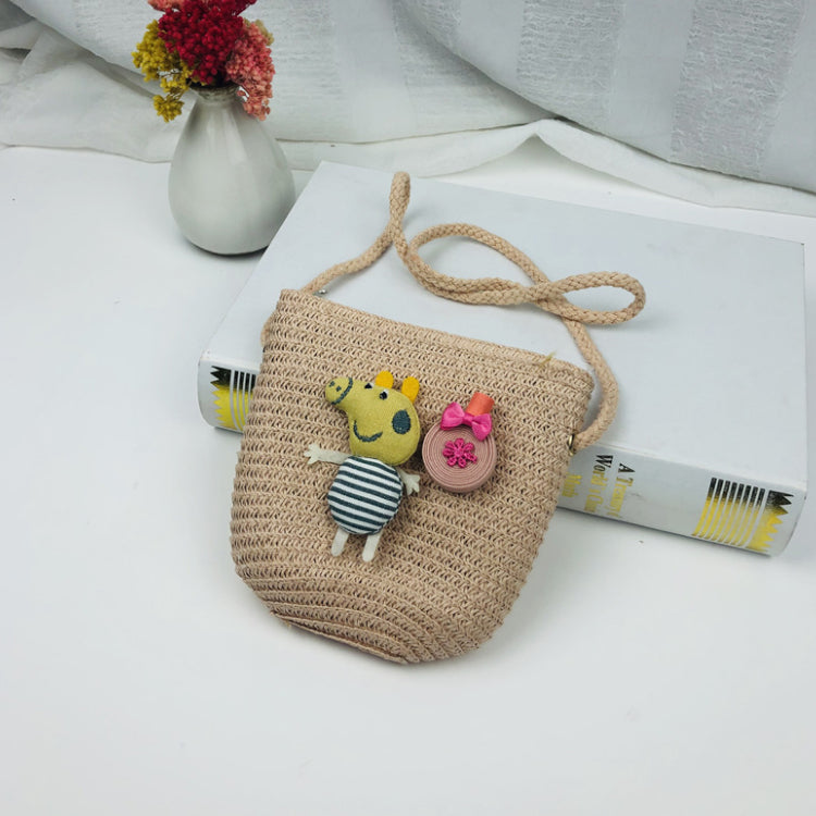 Kids Designer Straw Handmade Bag