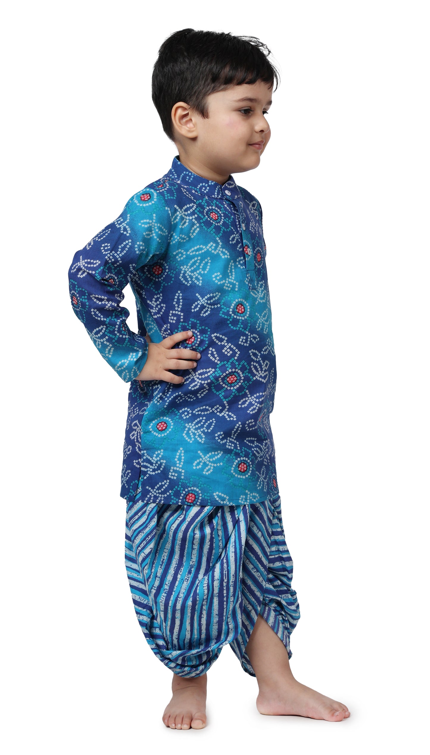 DHOTI KURTA (Blue All)