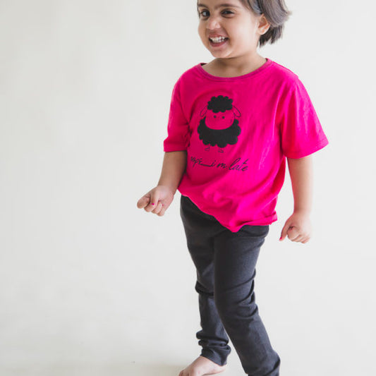 Half Sleeve Tshirt Pink
