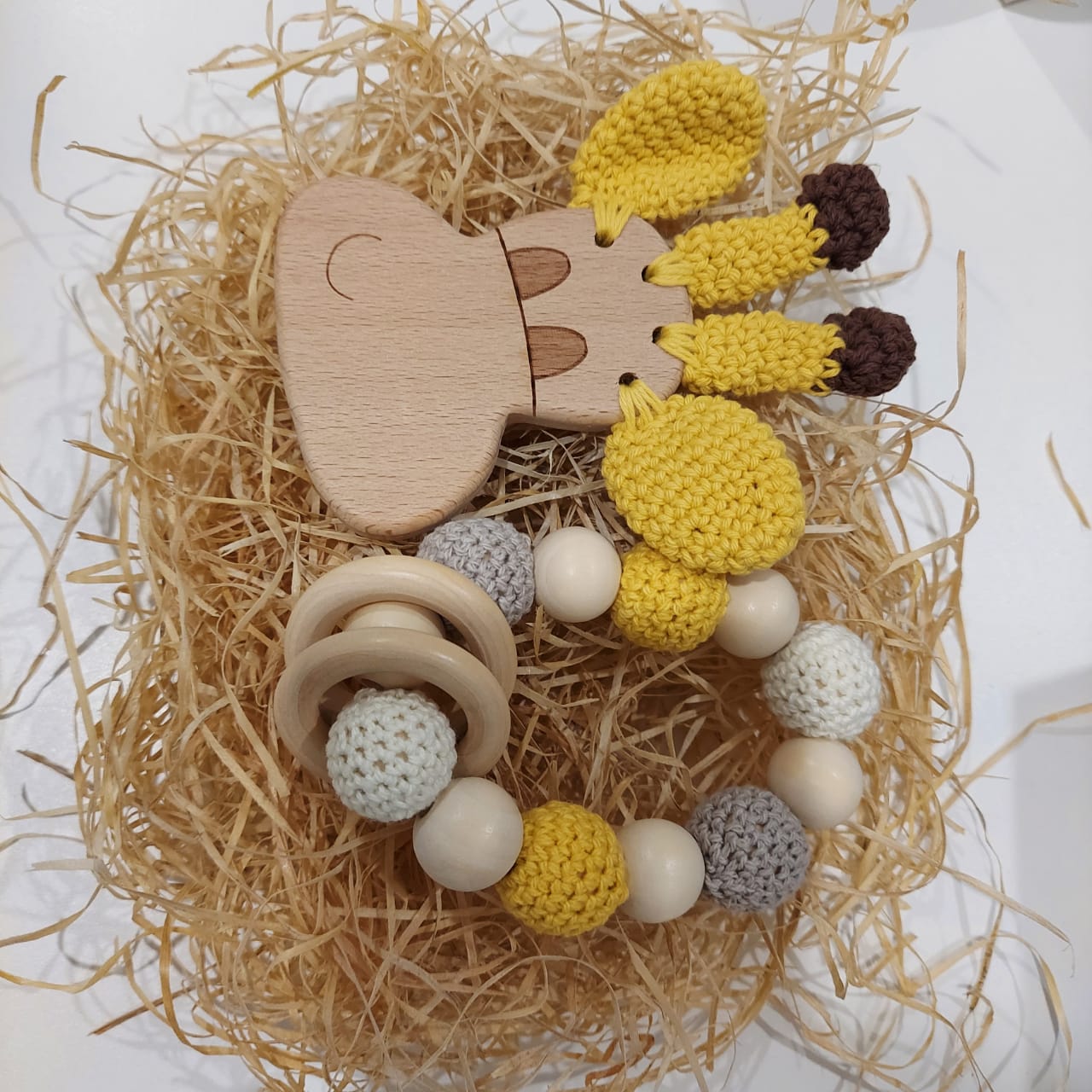 Wood Teething Set